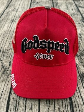 Red 'Godspeed Fever' Trucker Hat